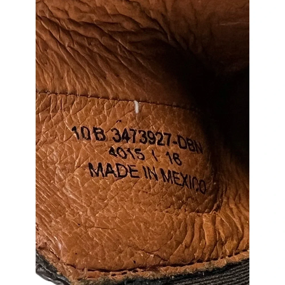 FRYE Womens Size 10 B Dara Brown Leather Chelsea Boots Distressed Made In Mexico